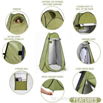 Tenda Privasi Pop Up Tenda Instan Portable Outdoor